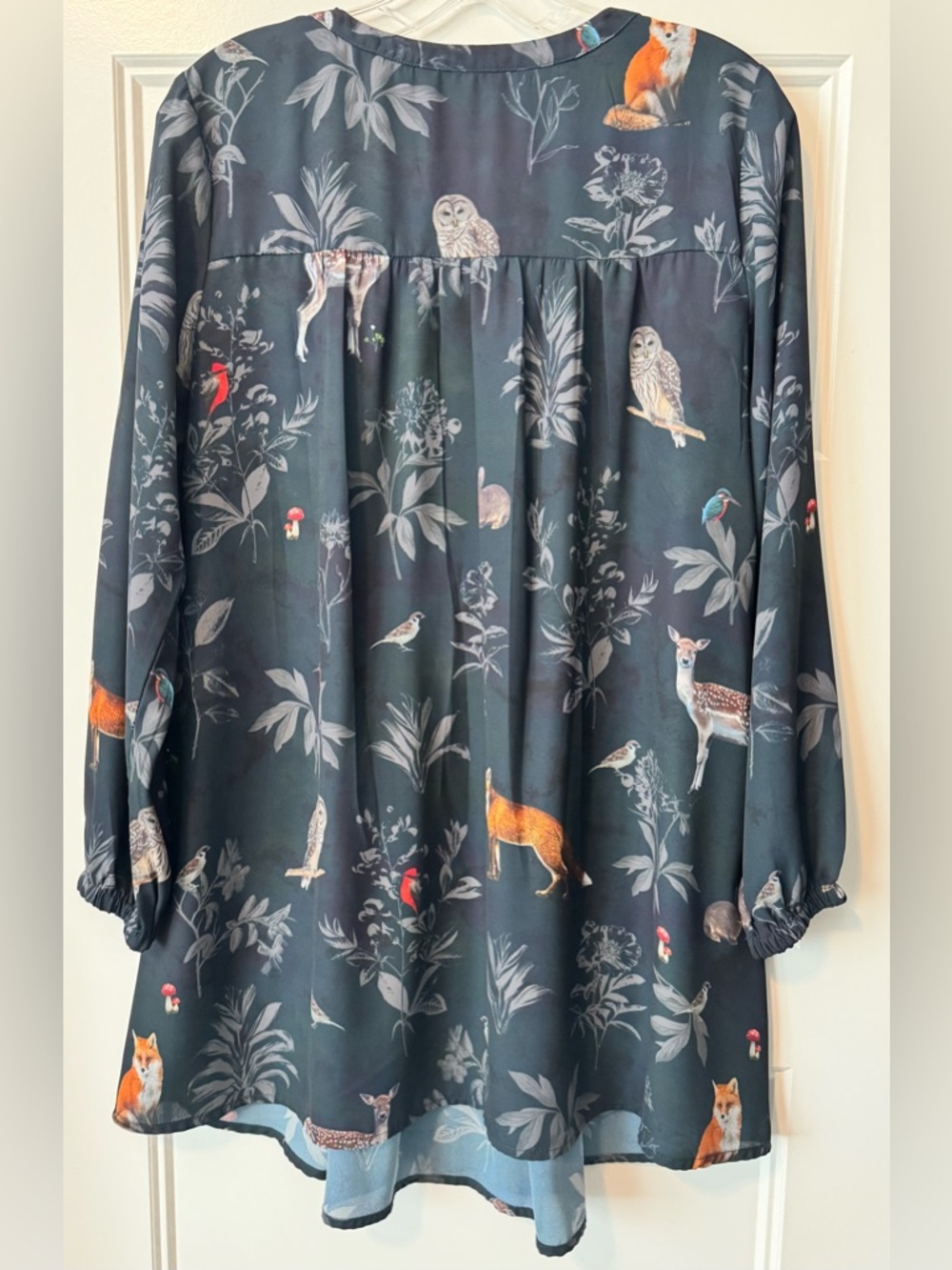 Wayward Fancies Woodland Animal Print Tunic
Dress L-12 Boho Cottagecore - Picture 5 of 8